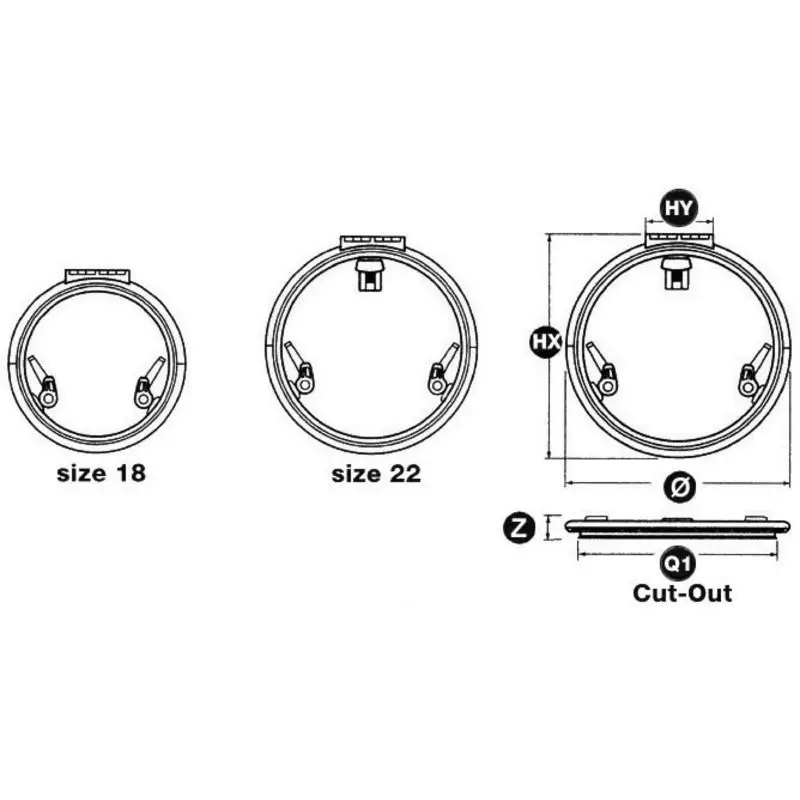Vendita Finale Passo Uomo Lewmar Low Profile Tondo 22 - Sporgenza Ridotta di 25 mm dalla Coperta, Approvato CE per AREA 2