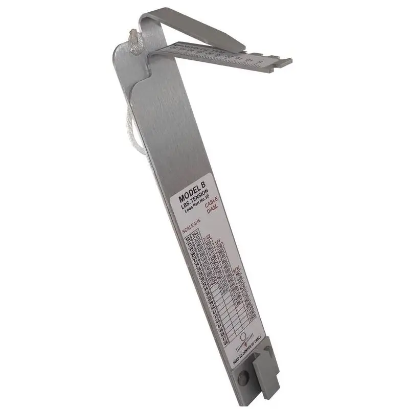 Compra Adesso Tensiometro Loos & Co. in Alluminio e Acciaio Inox per Cavi da 2,5/3/4 mm - Strumento Pratico per la Tensione Ottimale delle Sartie nella Nautica e Vela