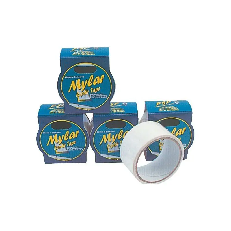 Nastro Trasparente Mylar 50 mm x 3 m - Nastro Autoadesivo per Riparazioni Immediate di Vele e Finestre Nautiche - PSP Marine Tapes Più Venduto