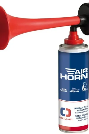 Promozione Esclusiva Tromba a Gas 100 dB Marco - Sicurezza Nautica con Accoppiamento a Scatto per Barche