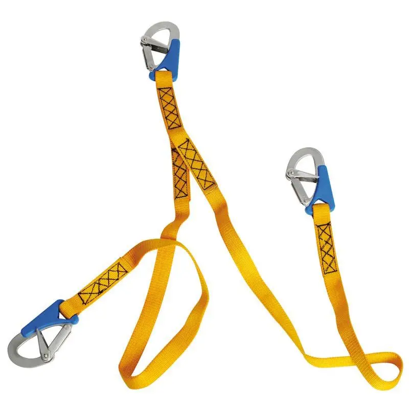 Must-Have Cordone Ombelicale Osculati 2 m con 3 Moschettoni ad Apertura Rapida per Vela e Nautica