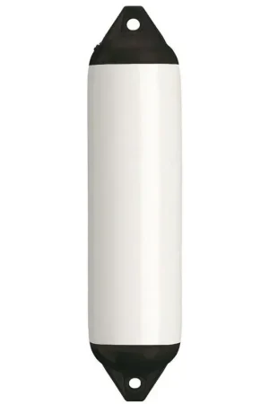 Parabordo Polyform F2 - Parabordo Gonfiabile Bianco con Testate Colorate, Adatto anche come Rullo di Alaggio per Scafi, Valvula di Gonfiaggio e Sgonfiaggio Inclusa. Testato Singolarmente. Spedizione Espresso