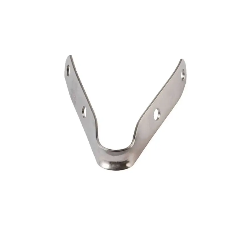 Fascetta inox inclinata Allen per fissaggio alberi a sezione tonda - Diametro fori 5mm, apertura 50-80mm, spessore 1,5mm, peso 15g Soddisfatti O Rimborsati