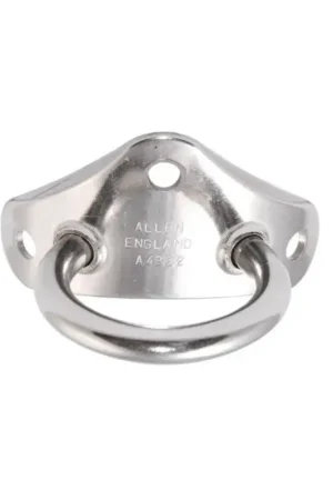 Attacco per albero e boma Ø5mm su base curva orizzontale Allen - Diametro alberi 50mm, Anello 17mm, Fori 4mm, Peso 37g Offerta Del Giorno