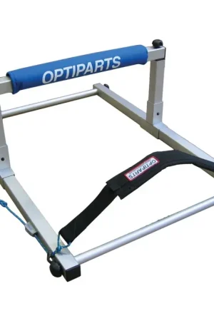 A Buon Prezzo Panca con Cinghie Regolabili Optiparts per Allenamento a Terra Optimist - Simulazione Movimenti Vela - Leggera e Resistente in Alluminio (Peso 3,7 kg)