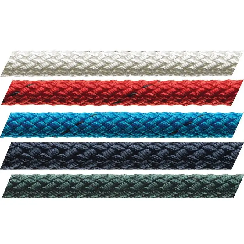 Cima Marlow Braid 10 mm Blu - Treccia in Poliestere Alta Resistenza per Drizze, Vang e Scotta a Basso Stiramento con Facilità di Impiombatura Offerta Speciale