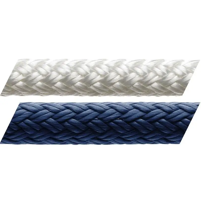 Nuovo Arrivo Corda Galleggiante Marlow D2 Classic 12 mm Bianca - Alta Resistenza e Basso Stiramento per Drizze e Scotta, Facile da Impiombare, Uso Professionale