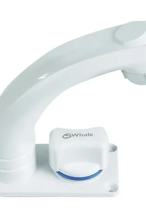 Professionale Rubinetto Whale Elegance solo freddo fisso - Installazione facile e compatta per barche e spazi ridotti