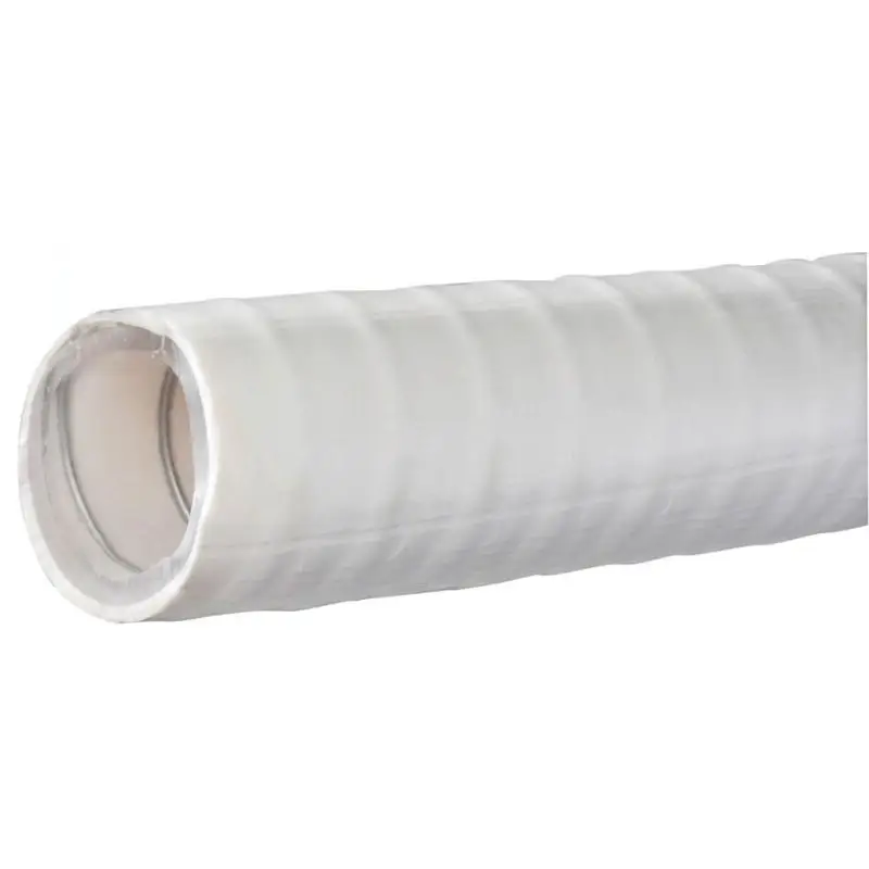 Tubo Premium per Sanitari 20 mm - Rotolo da 60 mt in PVC Bianco Flessibile e Robusto con Spirale in Acciaio per Vele e Nautica Bestseller