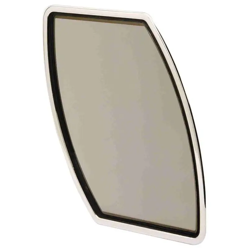 Affare Oblò fisso BOMAR Flagship sinistro in acciaio inox AISI 316 lucidato - 337x656mm, lente acrilica fumè, senza viti, approvato CE categoria 1