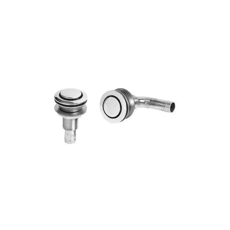 Sfiato Inox Dritto 49 mm con Rete Antifiamma Smontabile - Progettato per la Nautica secondo UNI EN ISO 21487 Solo Oggi