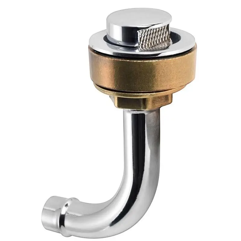 Sfiato Ottone Cromato 20 mm 90° Sinistro - Sfiati Carburante Conforme UNI EN ISO 21487 per Vela e Nautica Prezzo Di Fabbrica
