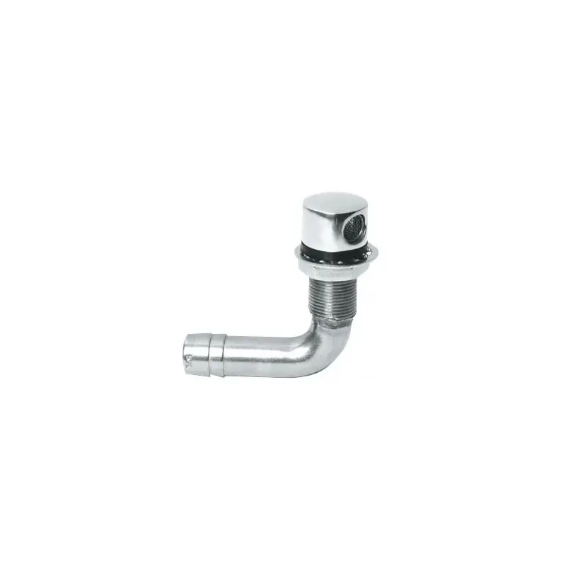 Occasione Sfiato Inox 90° 16 mm con Retina Antifiamma e Portagomma - Conformità UNI EN ISO 21487 per Barche e Nautica