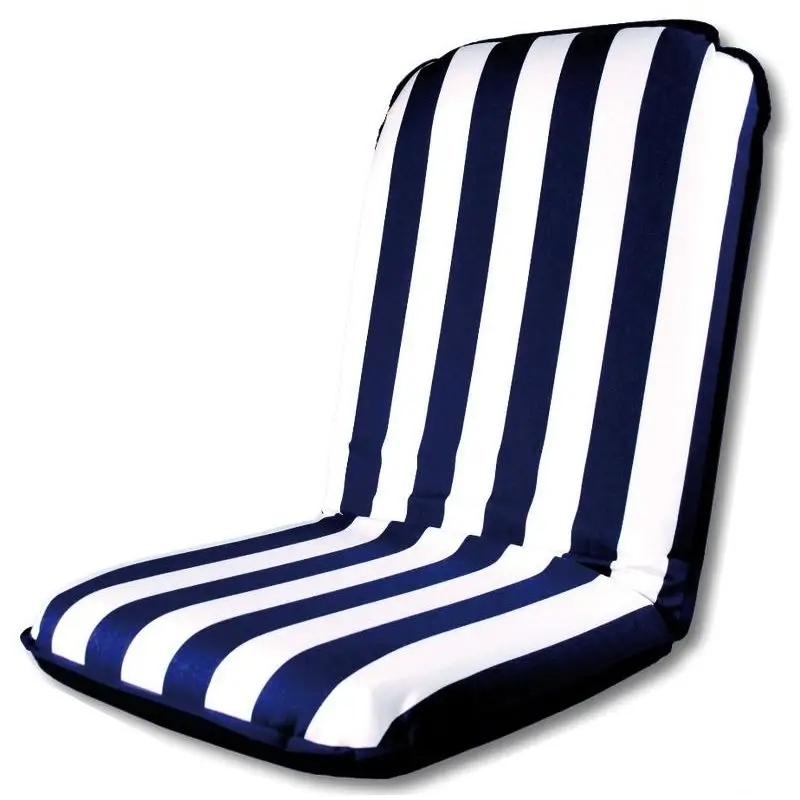 Cuscino Comfort Seat Bianco/Blu per Nautica - Design Innovativo, Regolabile, Galleggiante e Supporto Ottimale per la Schiena Ultima Occasione