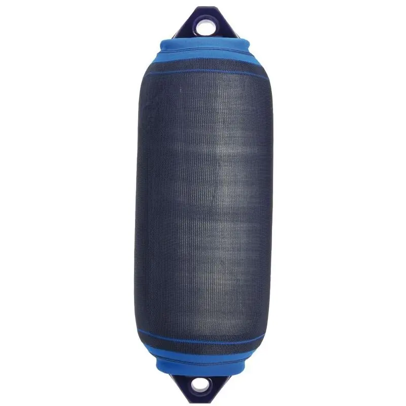Copriparabordo F02 blu con testa elastica in polipropilene resistente e personalizzabile, ideale per barche di alta qualità. Spedizione Espresso