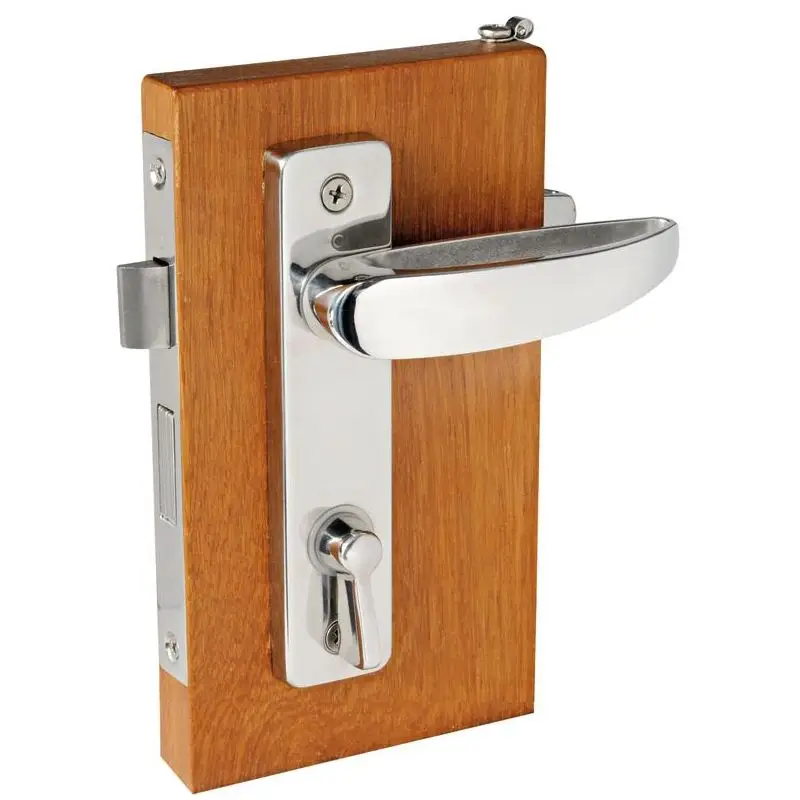 Maniglie con mostrine Smart sinistra interna ed esterna per porte nautiche - Dimensioni 94x57x11,5 mm, Spessore 16/38 mm Must-Have