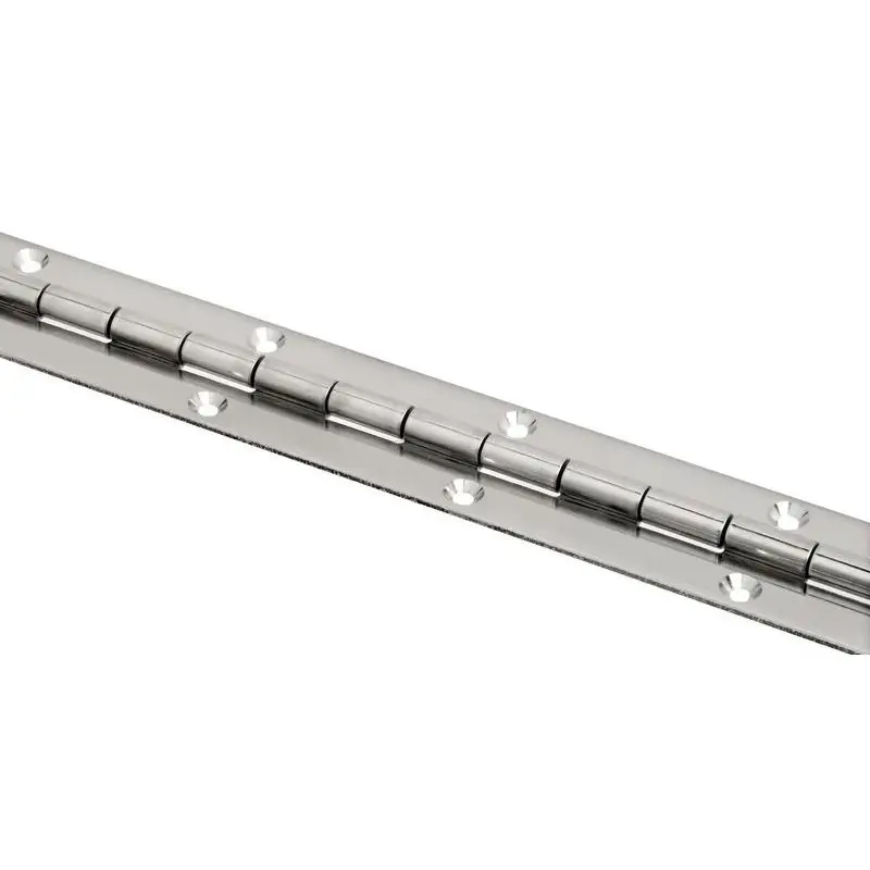 Cerniera in Acciaio Inox Lucidata a Specchio da 2 mt Svasata per Nautica - Osculati Novità