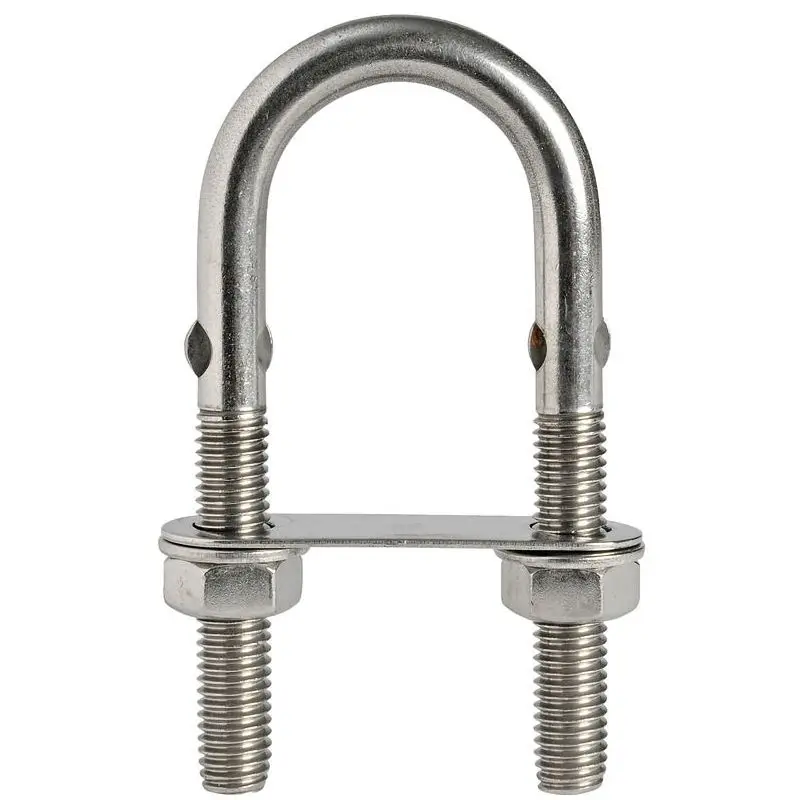 Più Venduto Cavallotto in acciaio inox AISI 304 64 x 4 mm per nautica e barche - Cavallotto inox 64 x 4 mm
