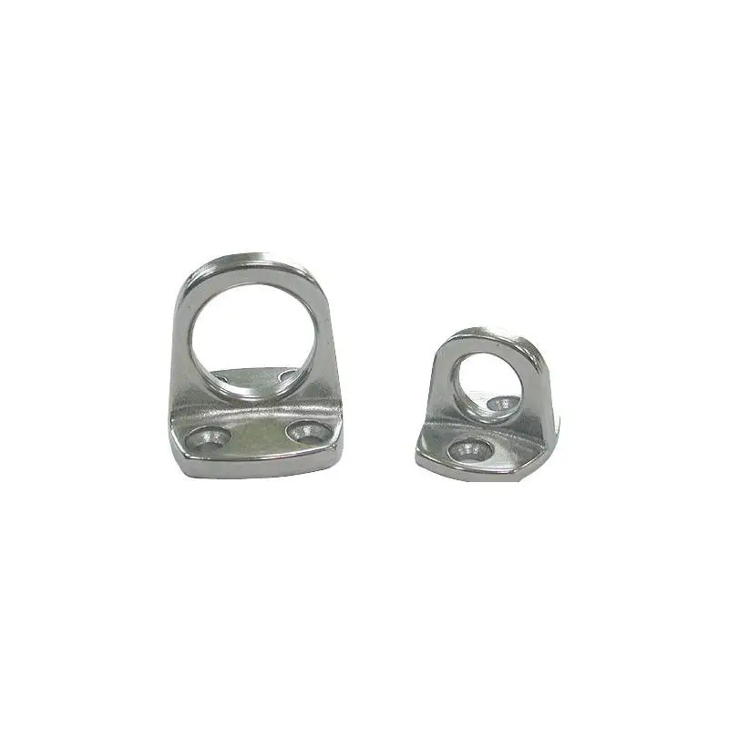 Nuovo Arrivo Anello Parabordi 46x38 mm in Acciaio Inox AISI 316 Lucidato - Ideale per la Nautica e la Vela