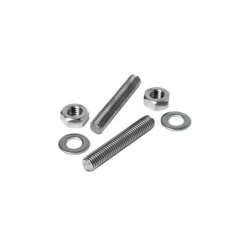 Kit prigionieri inox 10 x 80 mm con dadi e rondelle - 2 prigionieri, 2 dadi, 2 rondelle per nautica Prezzo Scontato