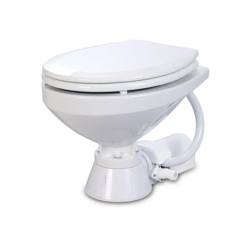 Bestseller WC Elettrico Marino Jabsco Comfort in Vetroceramica Bianca con Pompa Maceratore e Sciacquone ad Alte Prestazioni