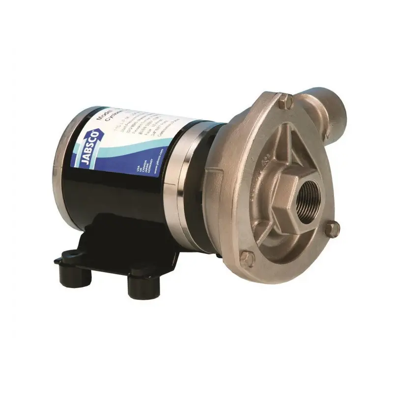 Novità Pompa Centrifuga Jabsco Cyclone - Portata 80 L/min, Pressione Max 1,2 Bar, Acciaio Inox, 30 Minuti di Funzionamento Max