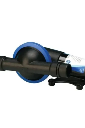 Di Tendenza Pompa di Scarico a Membrana Jabsco Silenziosa con Testa Girevole 360° - Portata 19 L/min, Autoadescante fino a 3m, Ingresso/Uscita 38mm