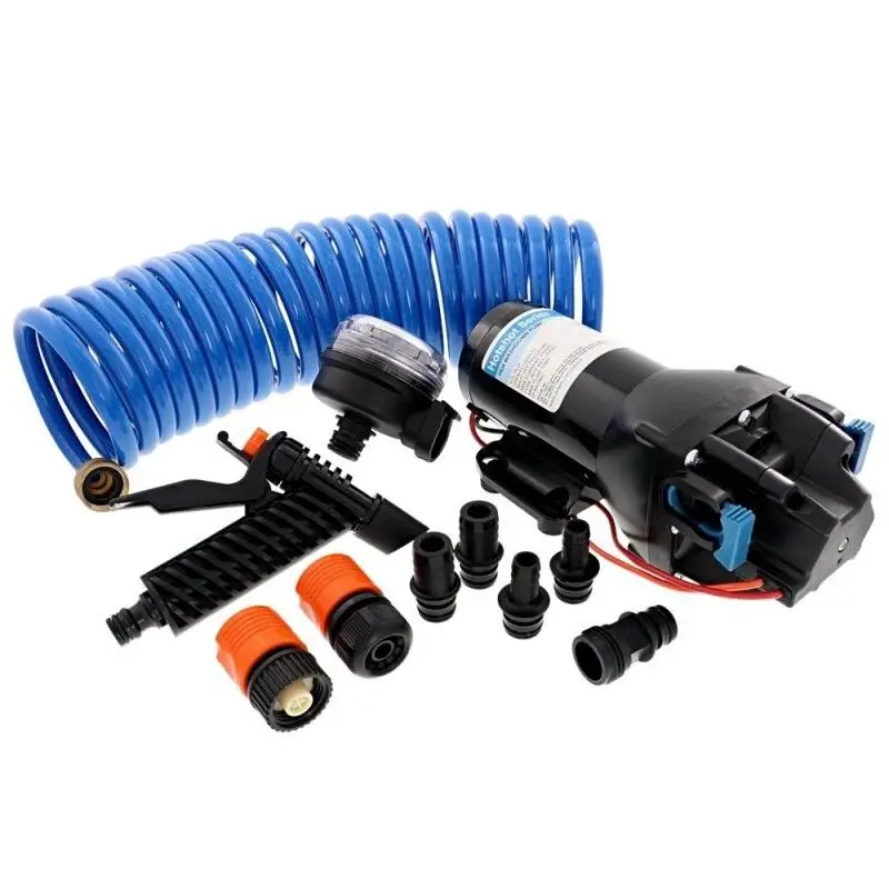 Non Perdere Pompa Jabsco Hotshot 4HD 12V 60PSI per lavaggio ponte nautico - portata 15,1 l/min, autoadescante, inclusi accessori