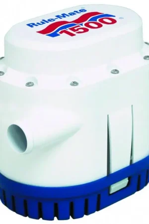 Pompa di Sentina Automatica Rule Mate 2000GPH 24V RM2000A-24 con Rilevamento di Livello e Prevenzione del Riflusso Compra Adesso