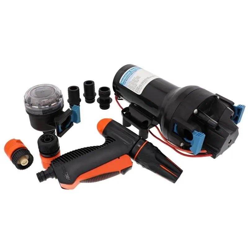 Prezzo Basso Pompa Lavaggio Ponte Jabsco Hotshot 6HD - Uso Intensivo, Portata 22,7 L/min, Autoadescante, Funziona a Secco, Inclusi Accessori