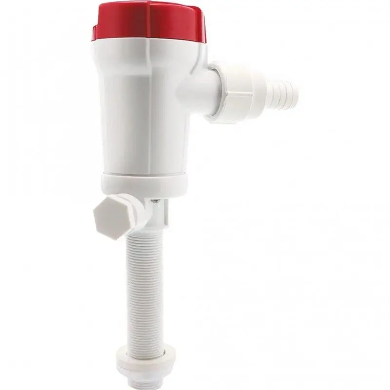 Pompa a scafo 800 GPH per vasca del vivo - 12 V CC, passante dritto, 3/4 NPT Spedizione Espresso
