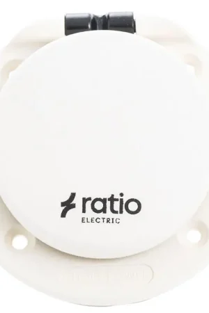 Presa da Banchina in Poliammide 16A con Portello Stagna, Contatti in Ottone Argentato e Spina Femmina con Protezione PVC Promozione