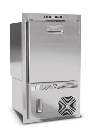 ICE MAKER HYDRO - Fabbricatore ghiaccio in AISI 316 con collegamento rete idrica, Steelock, Vent Position, porta reversibile, termostato LED, unità remotabile 1,5 m, no scarico condensa Sconto