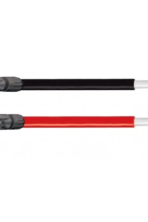 CAVI COLLEGAMENTO PANNELLO 6mm2 Uniteck Rame Stagnato Flessibile Nero/Rosso Subito Disponibile