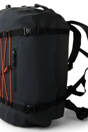 Prezzo Di Fabbrica Borsone Osea Dry Duffel 2.0 Nero/Arancione Impermeabile in Poliestere 500D