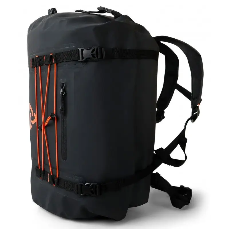 Prezzo Di Fabbrica Borsone Osea Dry Duffel 2.0 Nero/Arancione Impermeabile in Poliestere 500D
