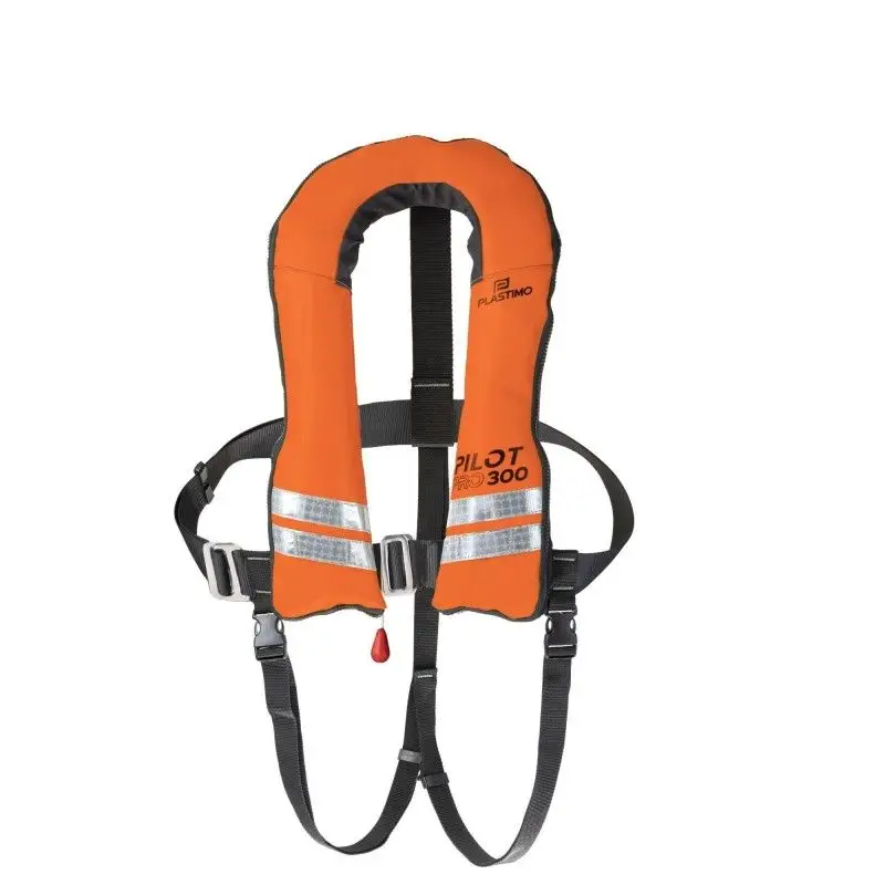 Promo Stagionale Gilet Pilot Pro 300 Arancione Auto - Giubbotto di Salvataggio Nautico con Galleggiabilità 300 N e Copertura in PVC Resistenti