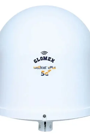 Pagamento Sicuro weBBoat® ePlus 5G Glomex - Sistema Internet 5G/4G/Wi-Fi MULTI SIM per imbarcazioni, con 4 antenne ad alte prestazioni e rete Wi-Fi MIMO fino a 30 miglia dalla costa