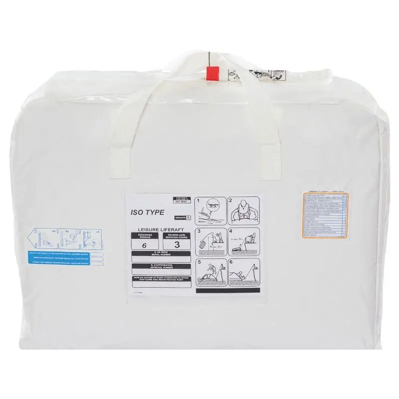 Offerta Del Giorno ZATTERA OCEANLIFE III 8P VAL ISO9650 1A/DM IT + GB per navigazione oltre la costa, conforme al Decreto 219/2002 e alle normative ISO, revisioni ogni 2 anni.
