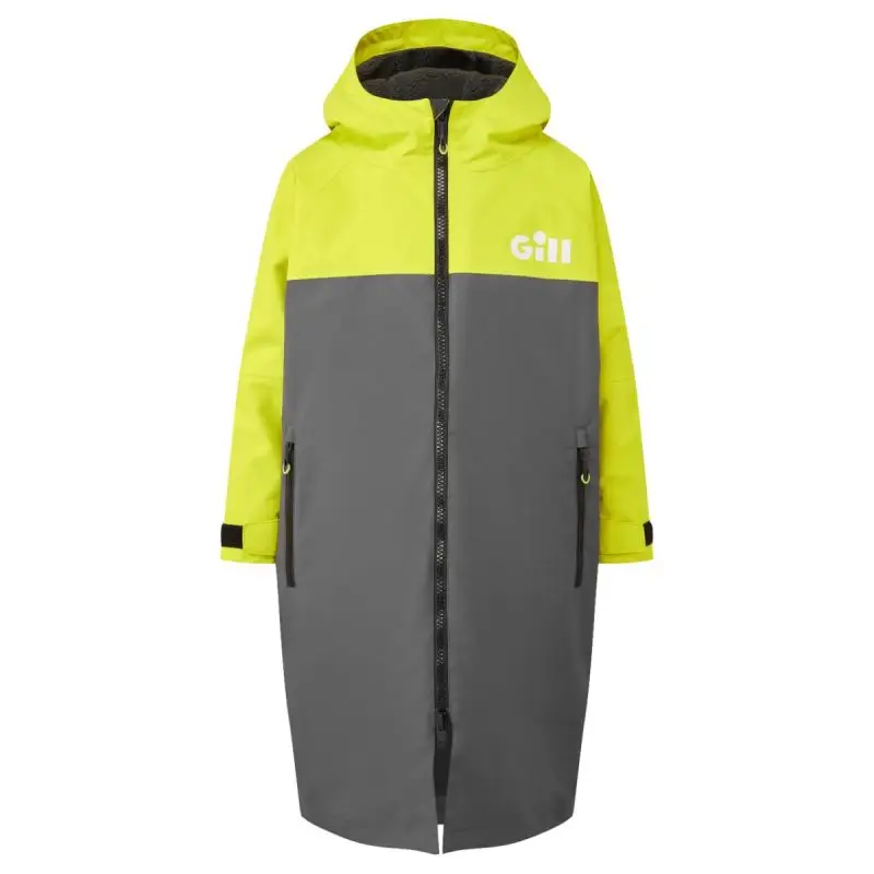 Aqua Parka Junior Gill Marine - Cappotto/Accappatoio Termico Impermeabile per cambiarsi all'aperto, per i tragitti in gommone, i momenti di attesa al freddo Esclusivo
