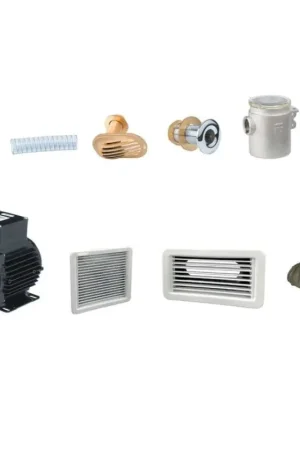 Kit Accessori per Vitrifrigo MACS 7000BTU - Include Presa a Mare, Scarico, Valvola a Sfera, Filtro Acqua, Pompa e Condotta PVC Isolata. Bestseller