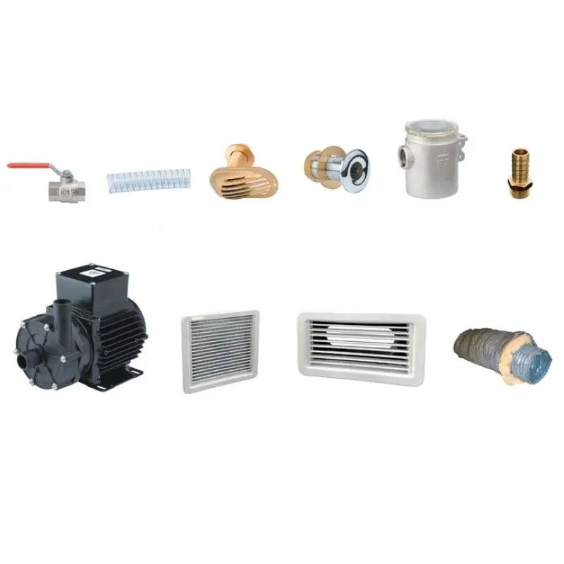 Kit Accessori per Condizionatore Nautico Vitrifrigo 16000 BTU - Include Presa a Mare, Pompa, Tubo, Griglie e Filtro per Acqua di Mare Miglior Prezzo