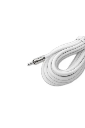 Antenna FM KS-120 Bianca 1,2 m Titan ad alte prestazioni in fibra di vetro con connettore, cavo schermato di 6 m, impermeabile IP69. Soddisfatti O Rimborsati