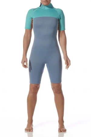 Compra Oggi Stesso MUTA SHORTY AZURE/NIMBU DONNA TG.14 - Neoprene 3/2 mm ecologico, cuciture piatte, chiusura posteriore YKK®, design ergonomico, superelastico sotto le braccia, rinforzi cuciture incrociate, pannelli ginocchia resistenti.
