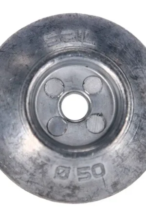 Spedizione Espresso Anodo tondo Ø mm. 50 in zinco - Flangia tonda per timoni, vendita sfusa