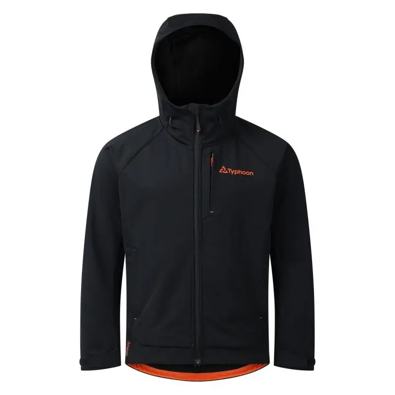 Bestseller Giacca Softshell 2.0 Typhoon - Antivento, traspirante e idrorepellente, con fodera in pile e regolazioni su polsini, orlo e cappuccio, perfetta per attività in barca e outdoor.