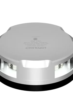 Fanale Orizzontale Lopolight 2 mn 360° Bianco - Alta Luminosità, Consumo Ridotto, Impermeabile IP68, per Barche fino a 50 m, Corpo in Alluminio Anodizzato, Base Sottile. Compra Adesso