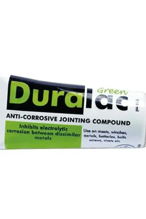 Super Prezzo Isolante e sigillante Duralac Green 115 ml per prevenire corrosione galvanica tra metalli, flessibile e resistente, applicazione a pennello.