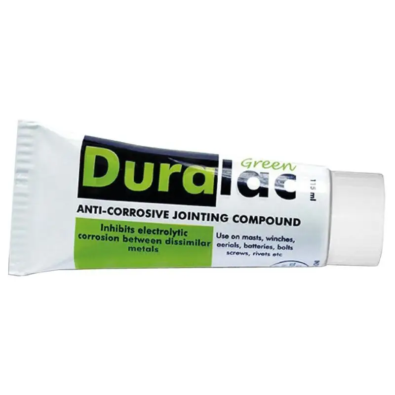 Super Prezzo Isolante e sigillante Duralac Green 115 ml per prevenire corrosione galvanica tra metalli, flessibile e resistente, applicazione a pennello.