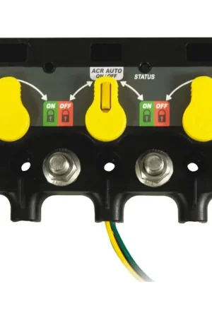 Spedito Oggi Egis XD Flex 2 Triple - Relè di disconnessione batteria bistabile Meccanico/VSR con manopole e fili volanti